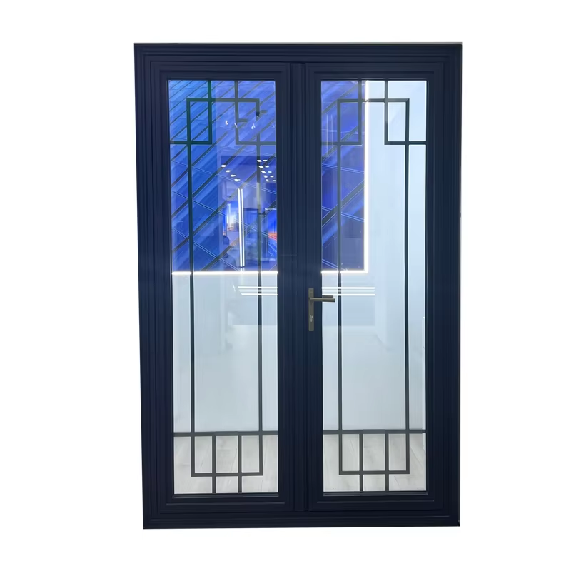 China Top Manufacturer High Quality Diamond Cut Aluminum Cast Door For House Front Door Exterior Security Armored Door